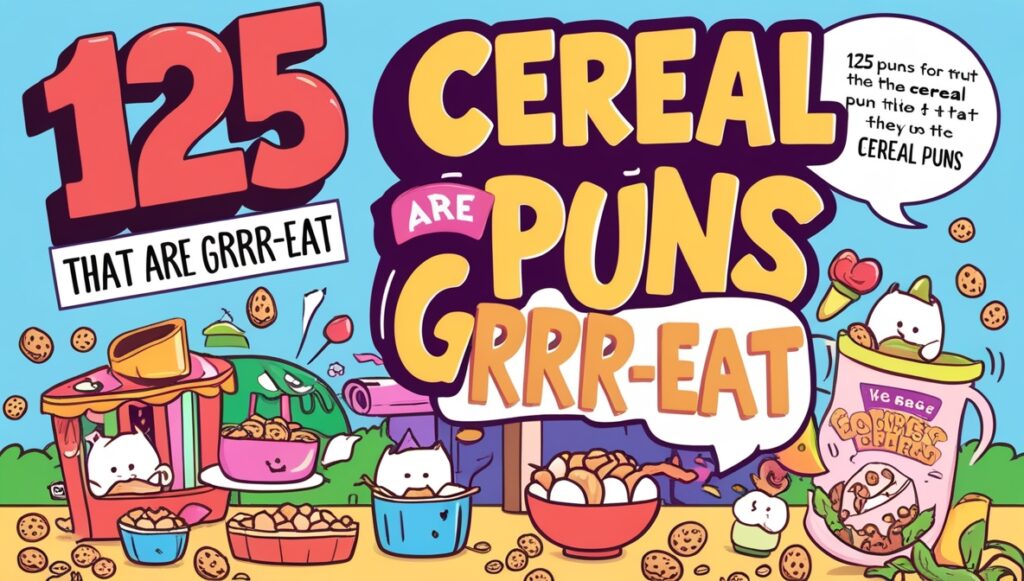 125 Cereal Puns That Are Grrr-eat 2