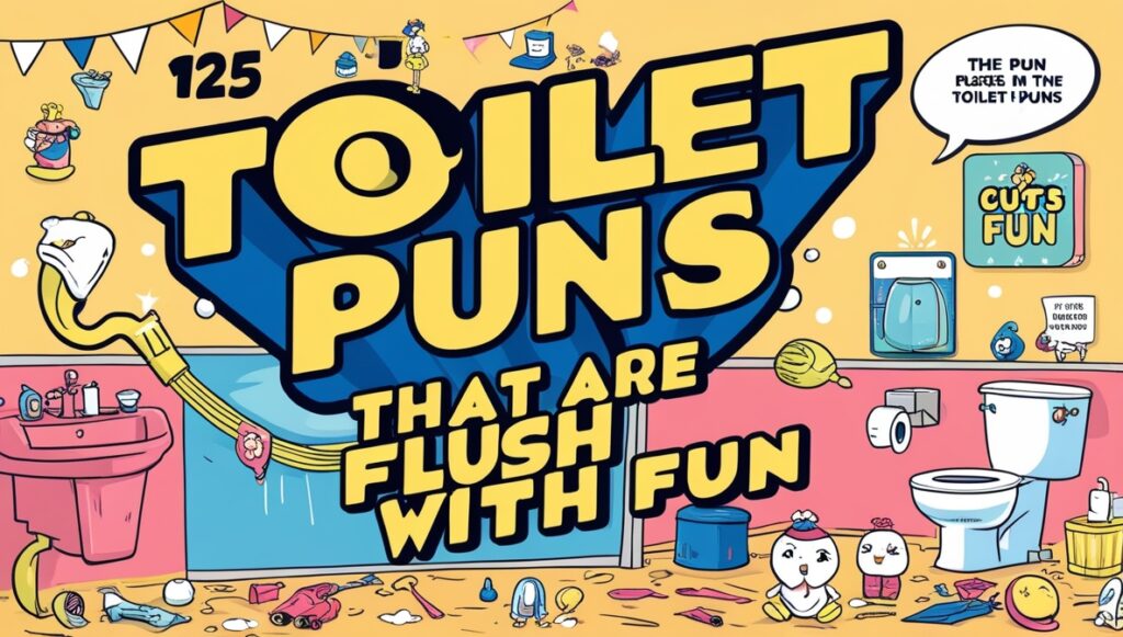 125 Toilet Puns That Are Flush With Fun 2