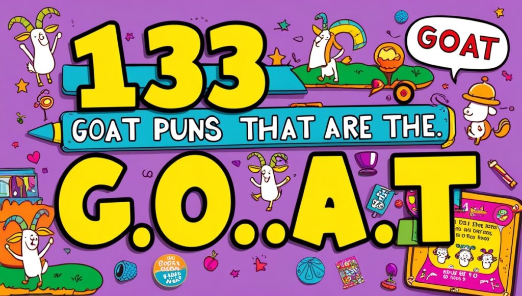 133 Goat Puns That Are The G.O.A.T. 2