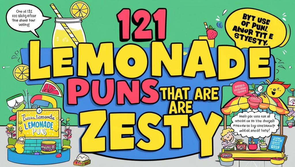 121 Lemonade Puns That Are Zesty 2