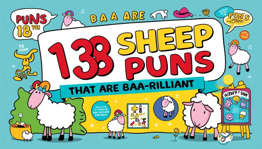 138 Sheep Puns That Are Baa-rilliant 2