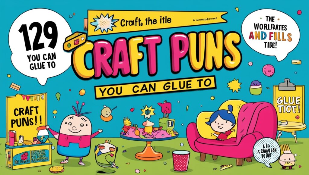 129 Craft Puns You Can Glue To 2