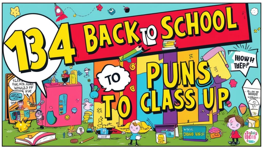 134 Back To School Puns To Class Up 1