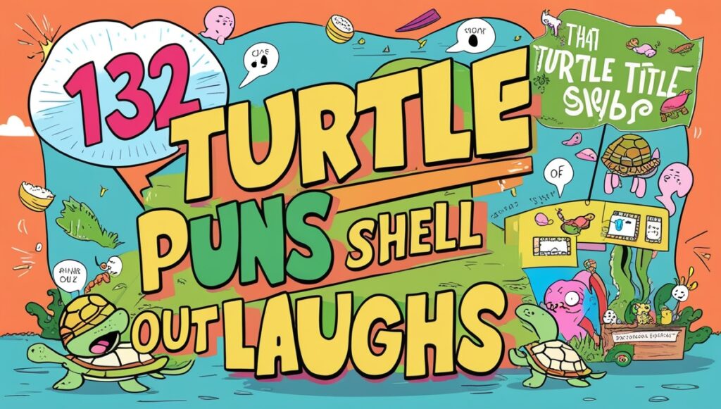 132 Turtle Puns That Shell Out Laughs 1