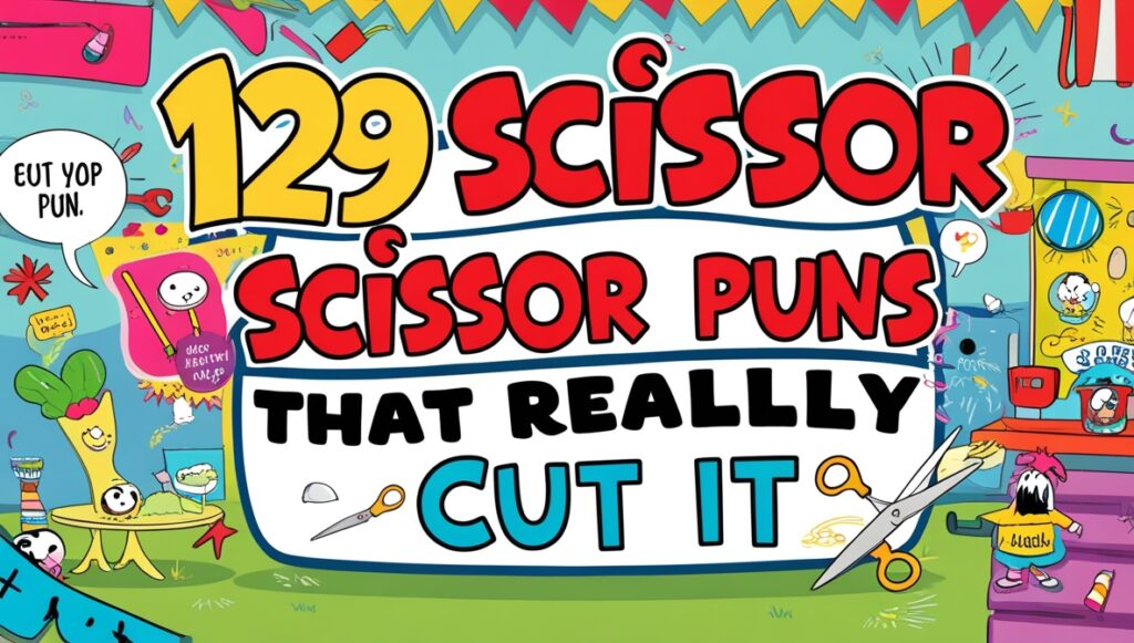 129 Scissor Puns That Really Cut It 1