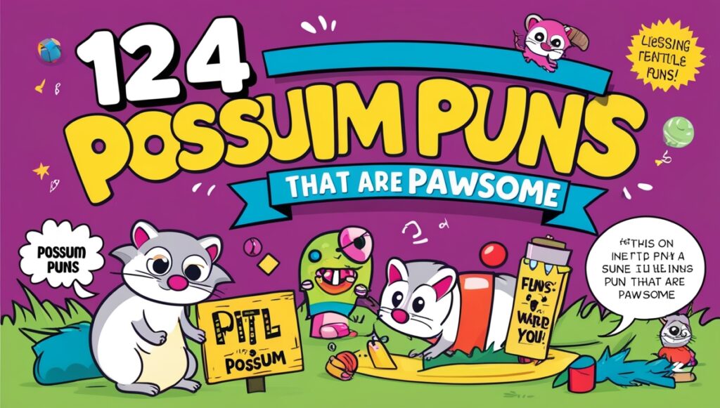 124 Possum Puns That Are Pawsome 1