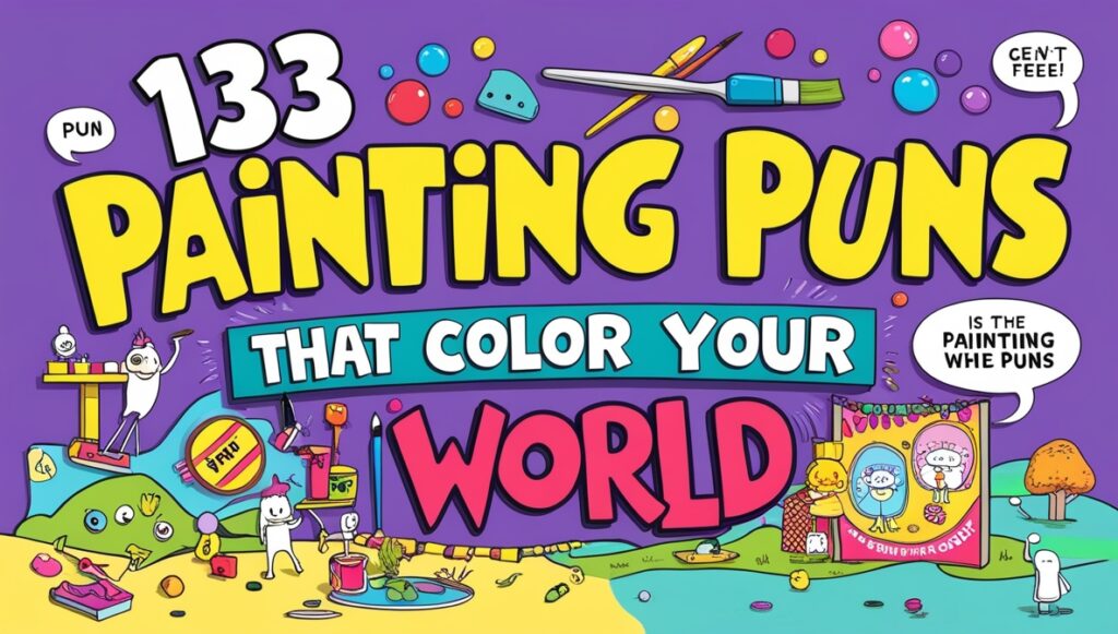 133 Painting Puns That Color Your World 1