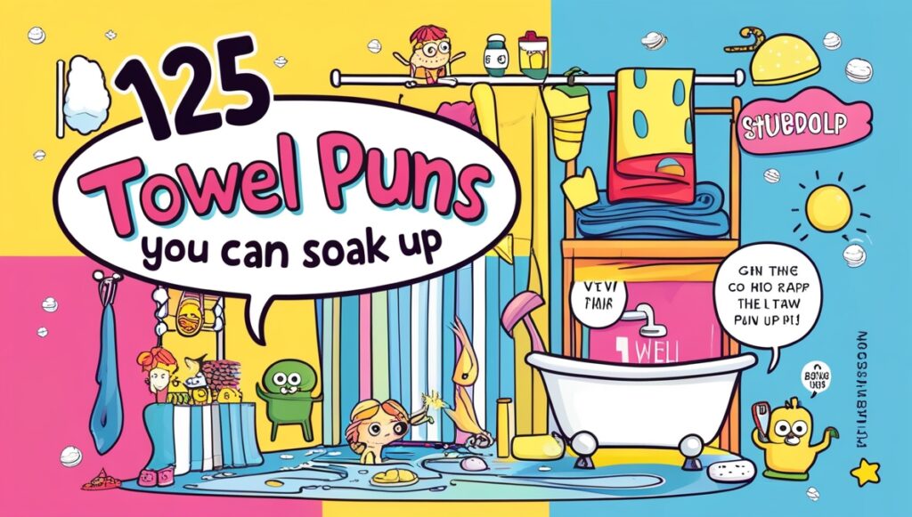 125 Towel Puns You Can Soak Up 1