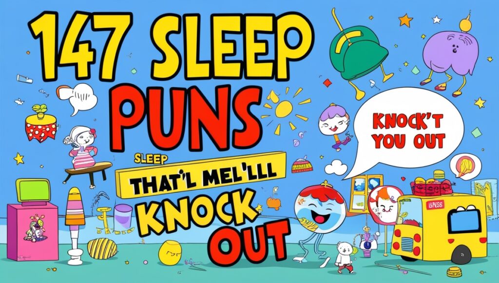 147 Sleep Puns That’ll Knock You Out 1