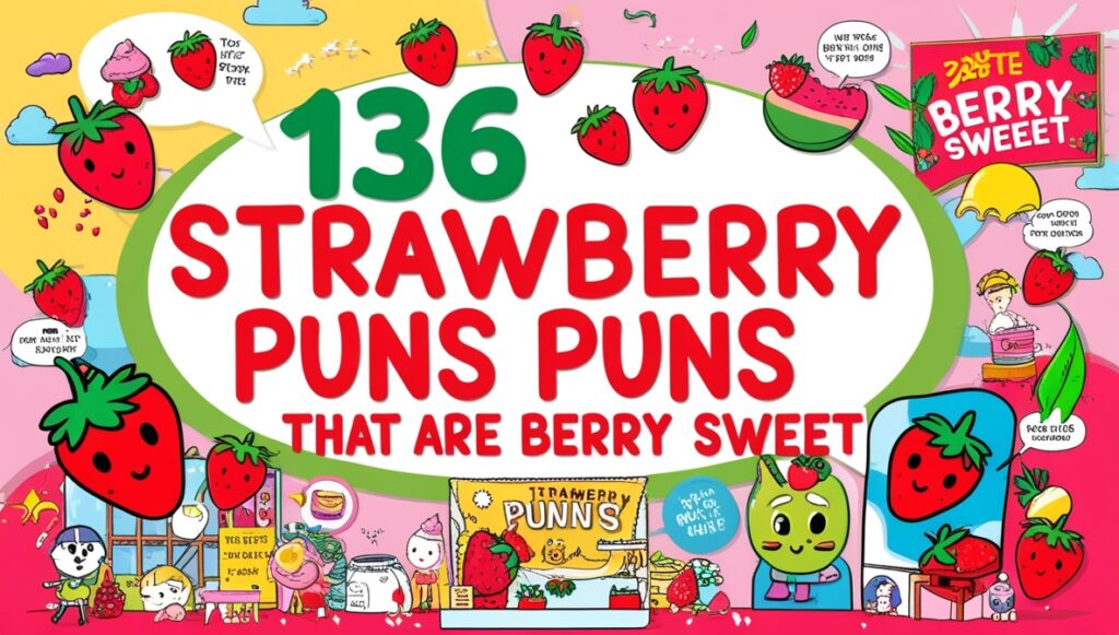 136 Strawberry Puns That Are Berry Sweet 1