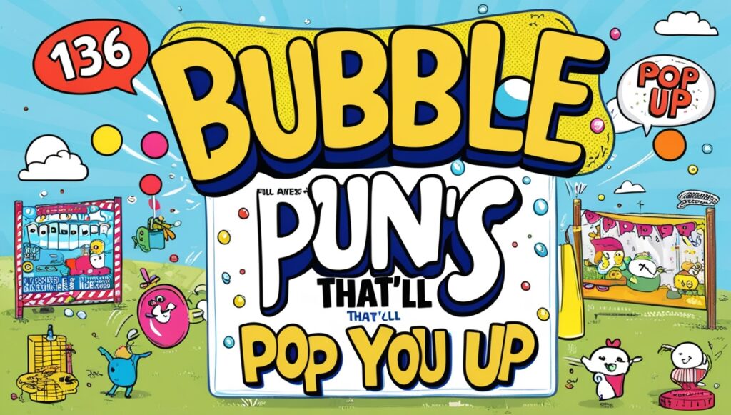 136 Bubble Puns That’ll Pop You Up 1