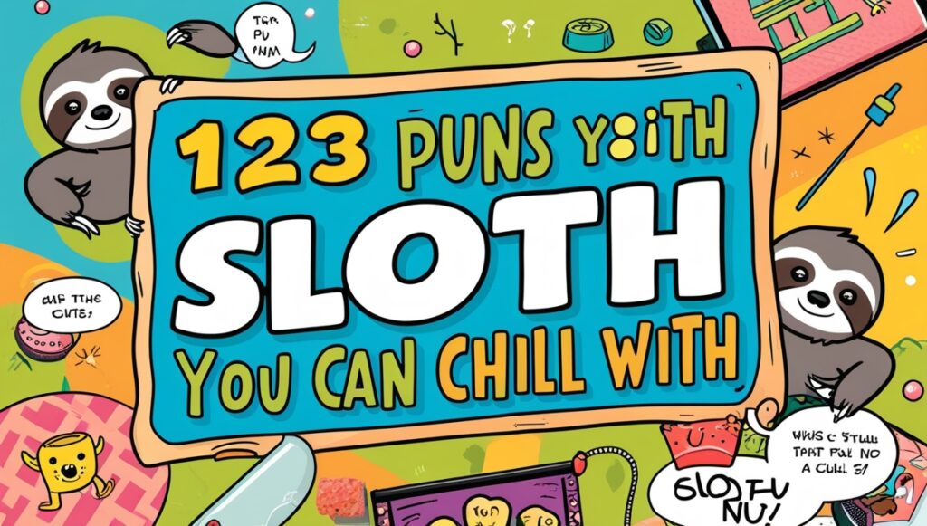 123 Sloth Puns You Can Chill With 1