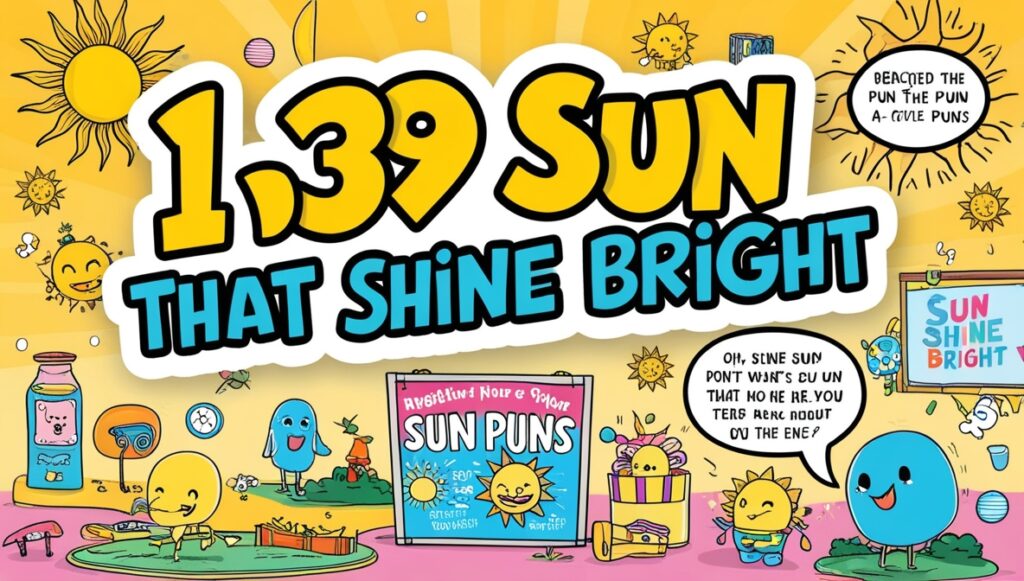139 Sun Puns That Shine Bright 1