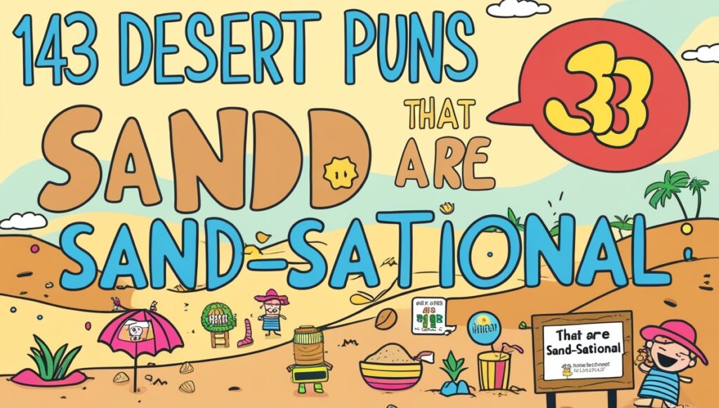 143 Desert Puns That Are Sand-sational 1