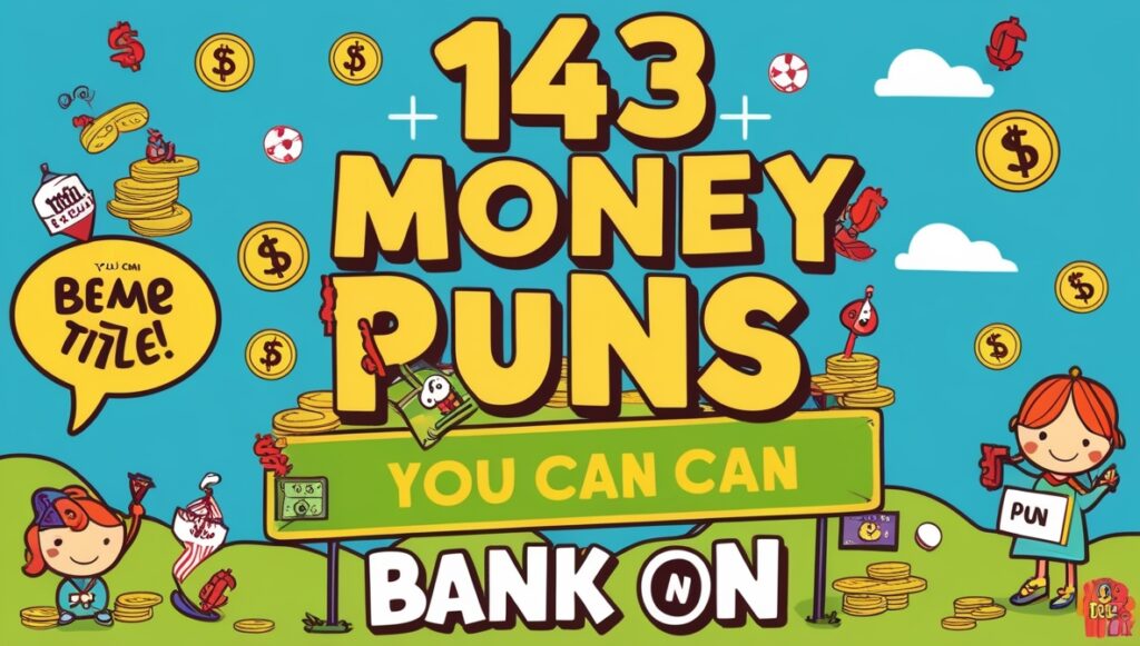 143 Money Puns You Can Bank On 1