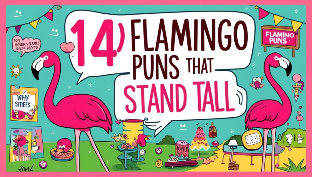 149 Flamingo Puns That Stand Tall 1