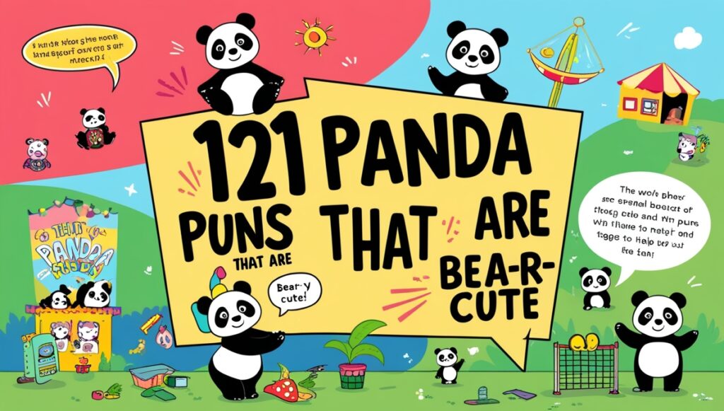 121 Panda Puns That Are Bear-y Cute 1