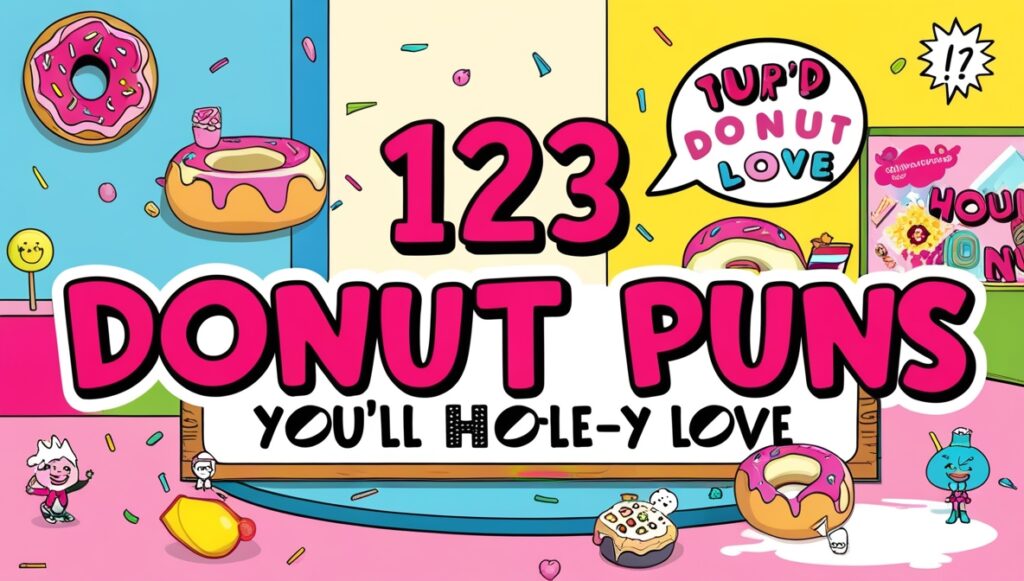 123 Donut Puns You’ll Hole-y Love 1