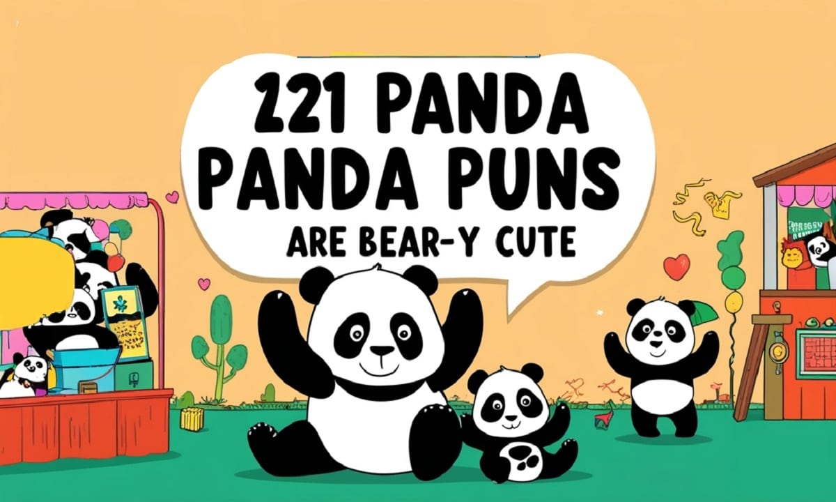 121 Panda Puns That Are Bear-y Cute