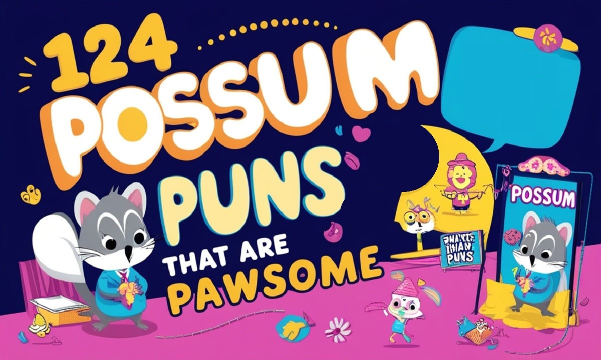 124 Possum Puns That Are Pawsome