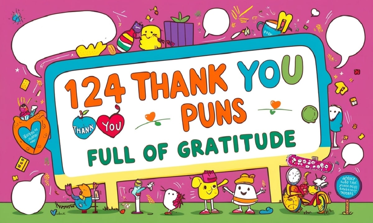 124 Thank You Puns Full Of Gratitude