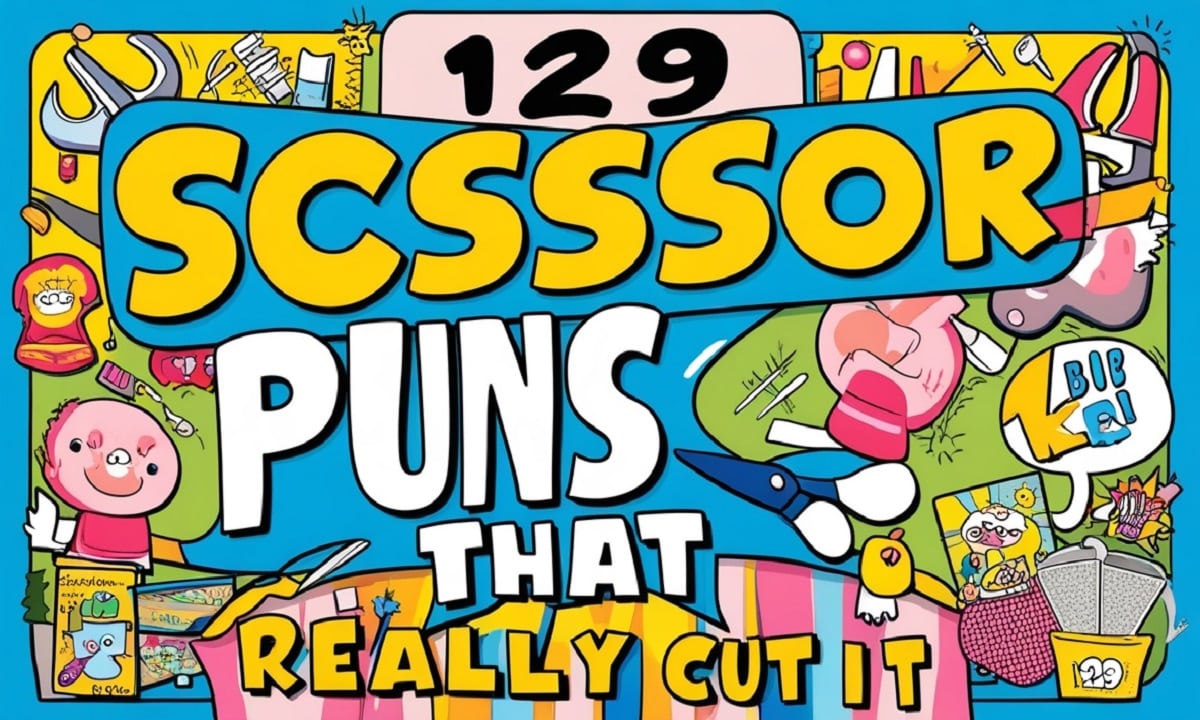 129 Scissor Puns That Really Cut It