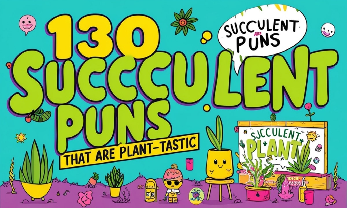 130 Succulent Puns That Are Plant-tastic
