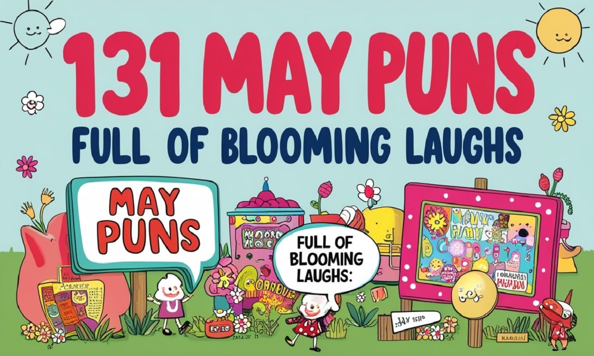 131 May Puns Full Of Blooming Laughs