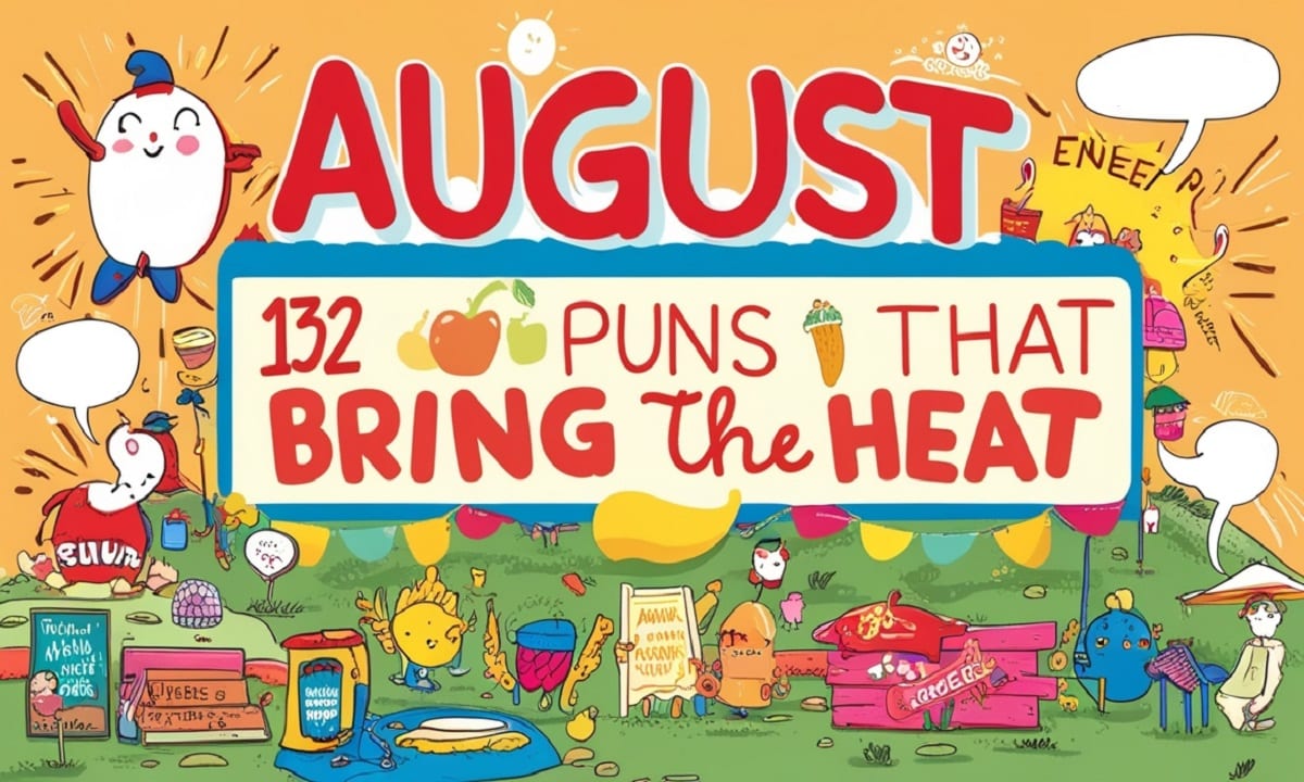 132 August Puns That Bring The Heat