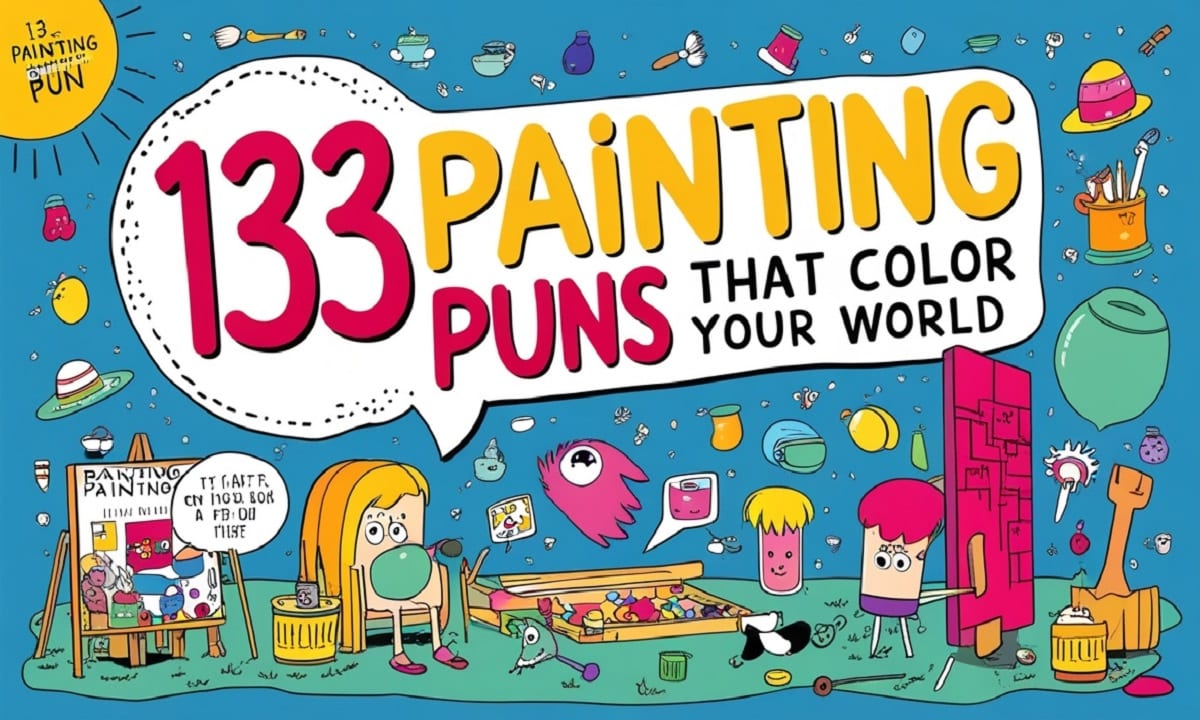 133 Painting Puns That Color Your World
