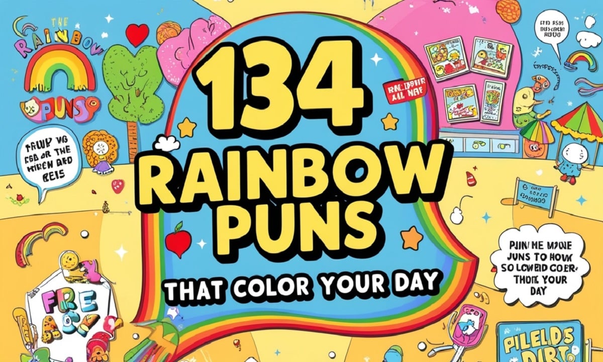 134 Rainbow Puns That Color Your Day