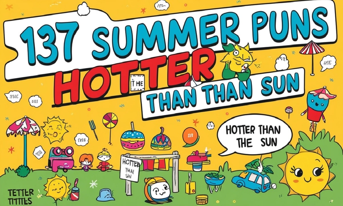 137 Summer Puns Hotter Than The Sun