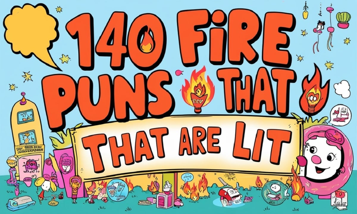 140 Fire Puns That Are Lit