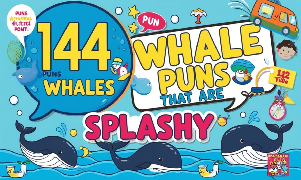 142 Whale Puns That Are Splashy