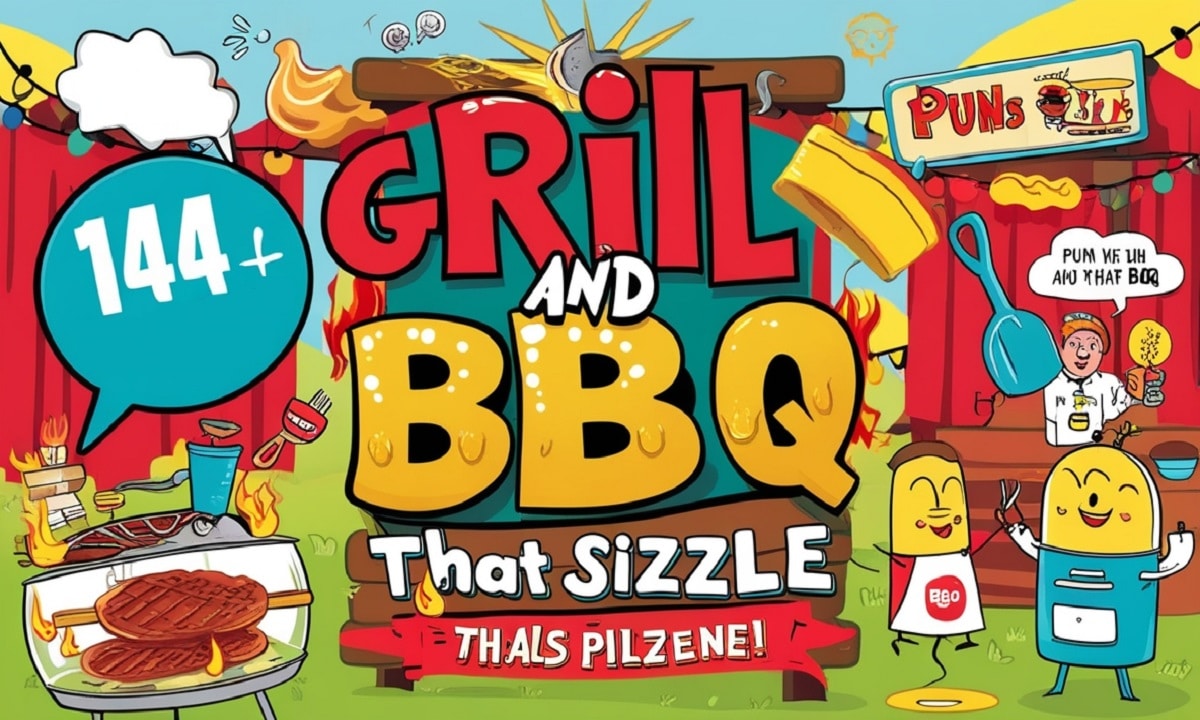 144 Grill And BBQ Puns That Sizzle