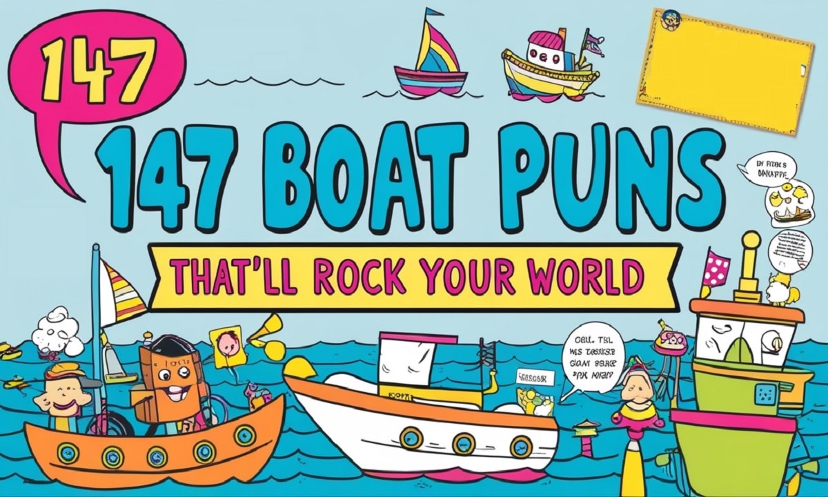 147 Boat Puns That’ll Rock Your World