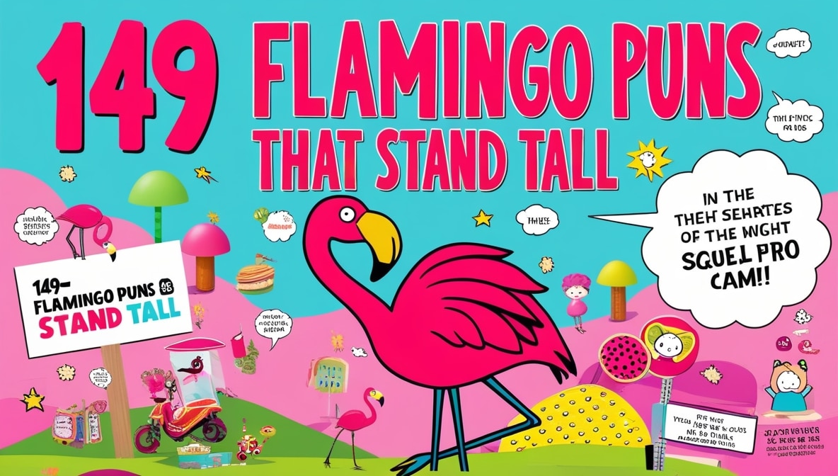 149 Flamingo Puns That Stand Tall