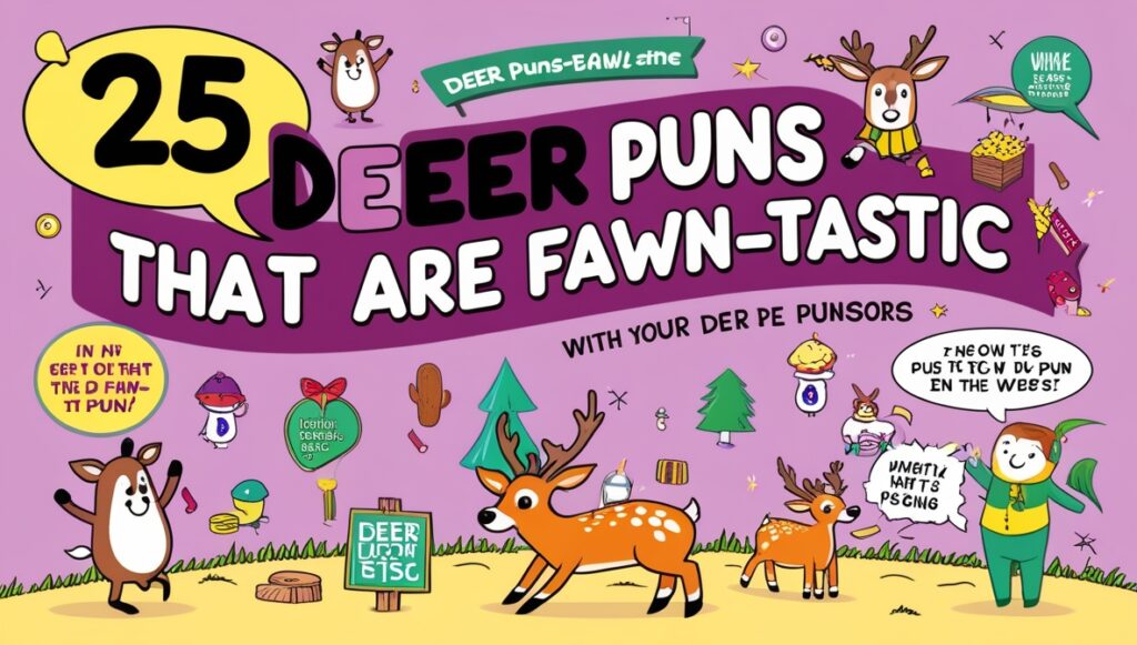 125 Deer Puns That Are Fawn-tastic 2