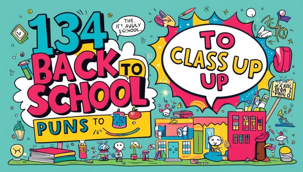 134 Back To School Puns To Class Up 2