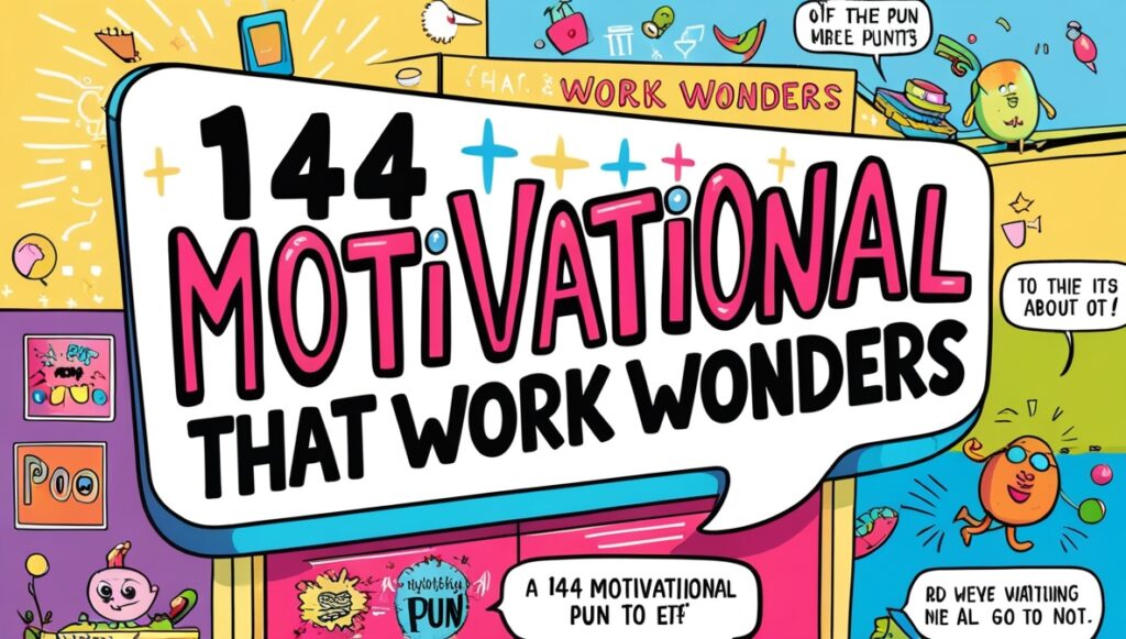 144 Motivational Puns That Work Wonders 2