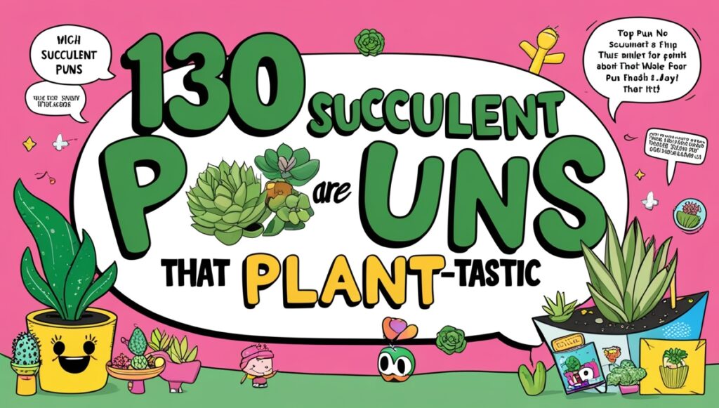 130 Succulent Puns That Are Plant-tastic 2