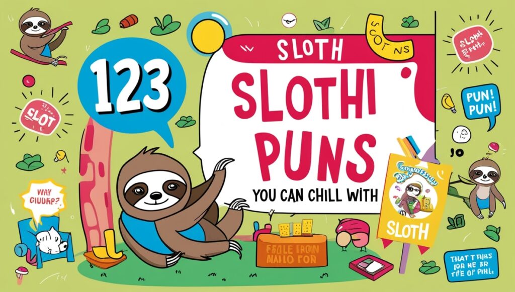 123 Sloth Puns You Can Chill With 2