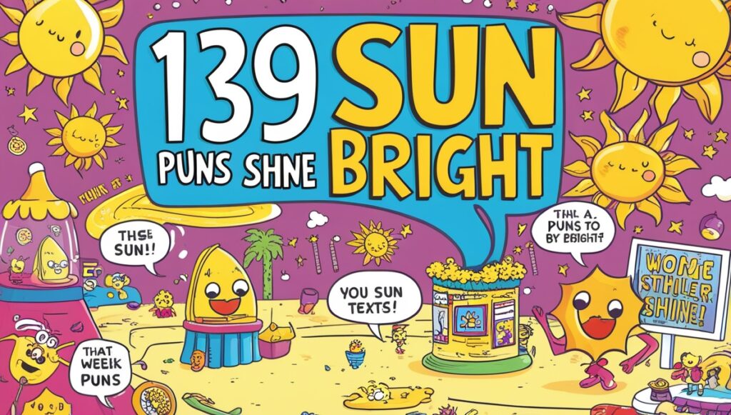 139 Sun Puns That Shine Bright 2