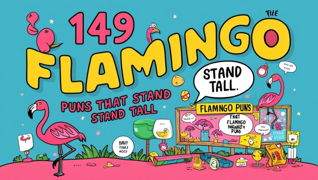 149 Flamingo Puns That Stand Tall 2