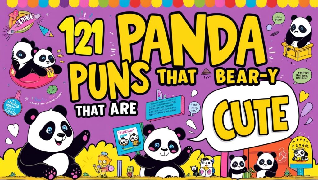 121 Panda Puns That Are Bear-y Cute 2