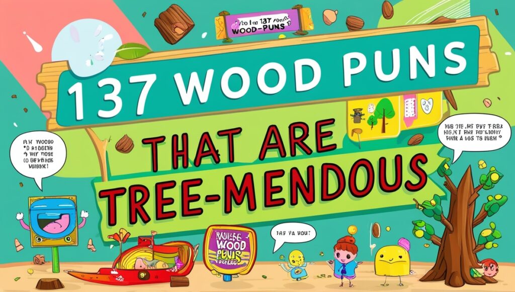 137 Wood Puns That Are Tree-mendous 1