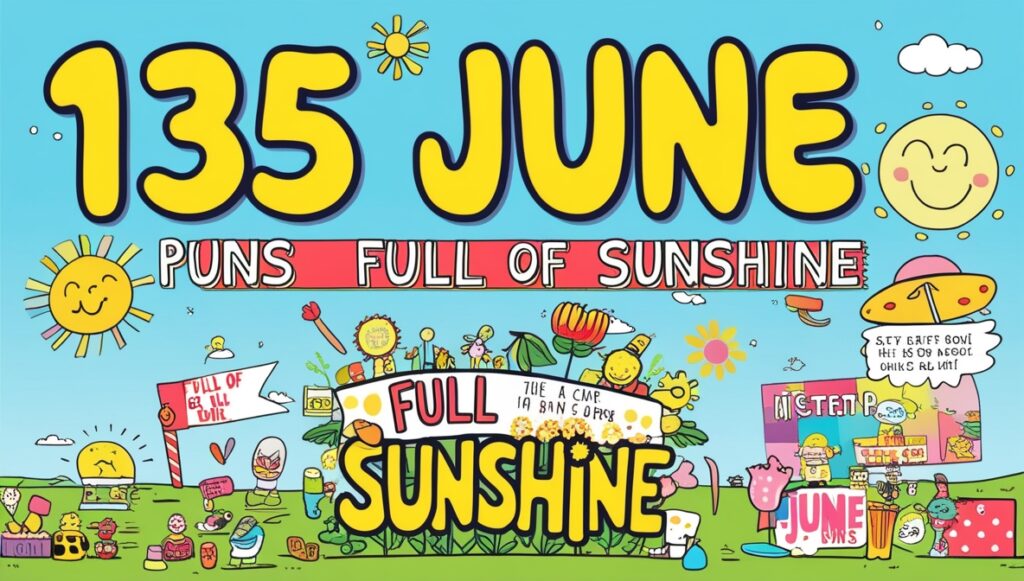 135 June Puns Full Of Sunshine 1