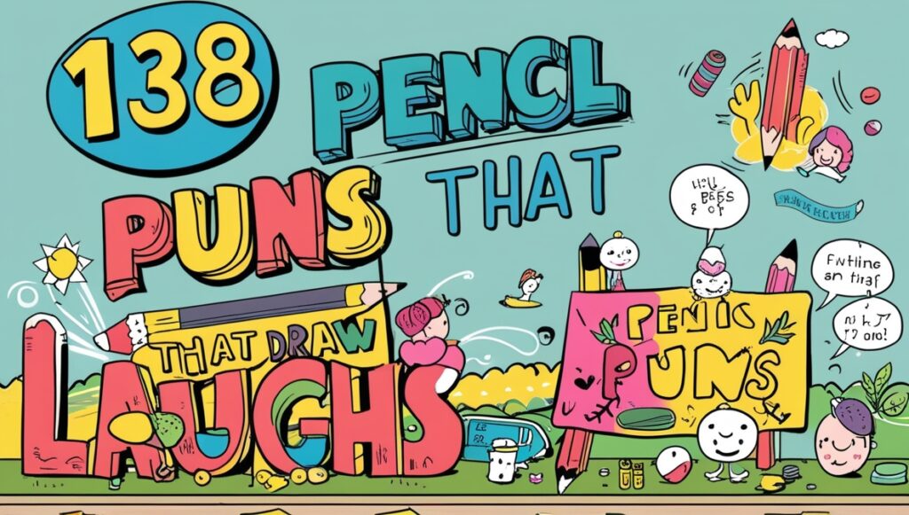 138 Pencil Puns That Draw Laughs 1