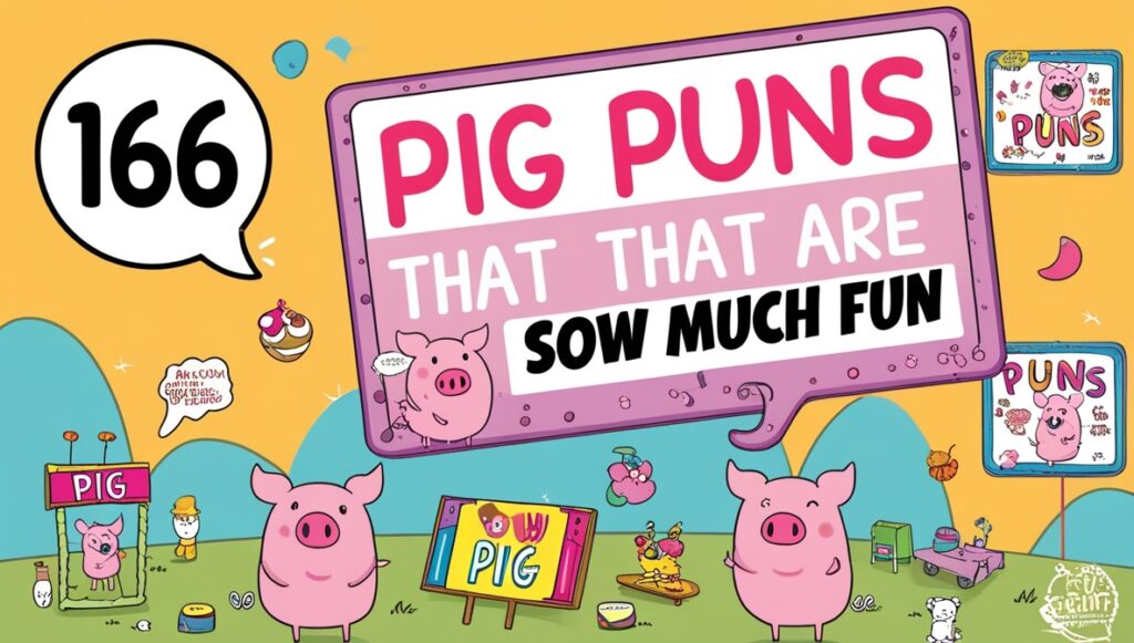 166 Pig Puns That Are Sow Much Fun 1