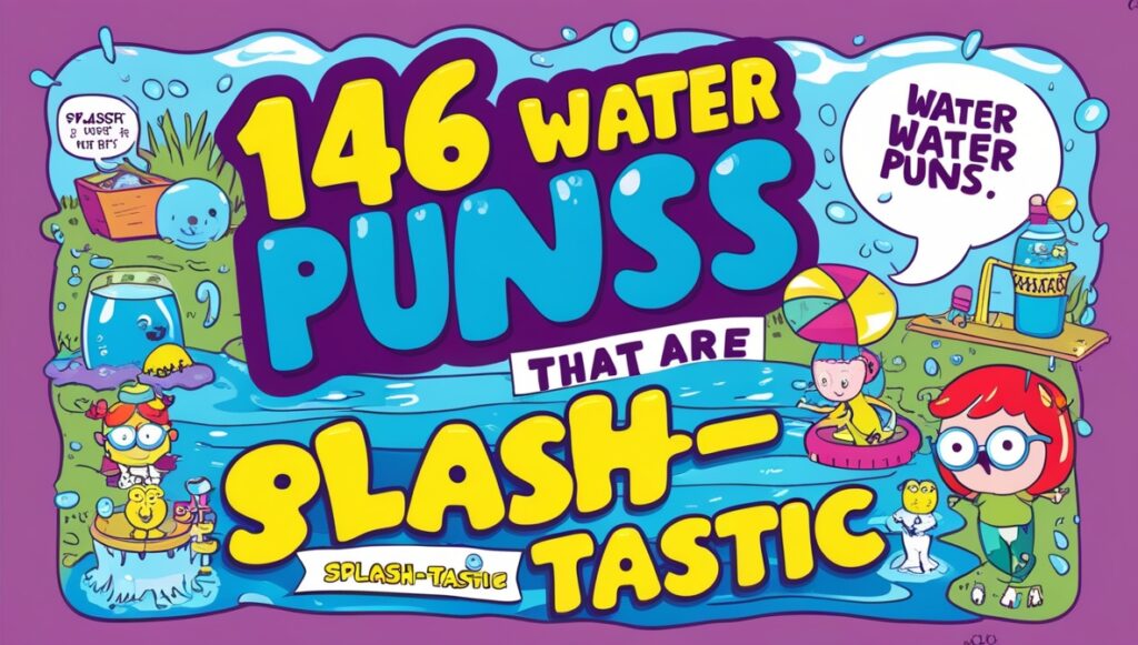 146 Water Puns That Are Splash-tastic 1